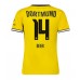Borussia Dortmund Maximilian Beier #14 Dámské Domácí Dres 2026-27 Krátkým Rukávem Borussia Dortmund Maximilian Beier #14 Dámské Domácí Dres 2026-27 Krátkým Rukávem